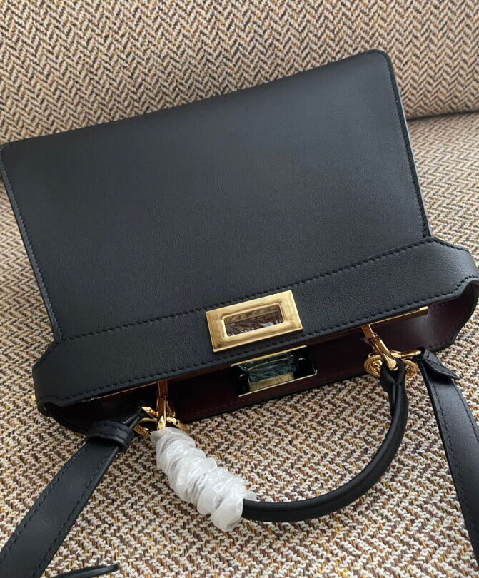 Fendi Peekaboo Iseeu Small Handbag 8BN327 Black